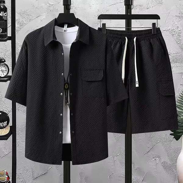 Conjunto de Uniforme Ligero para Trabajo: Blusa y Pantalón Corto - Image 6