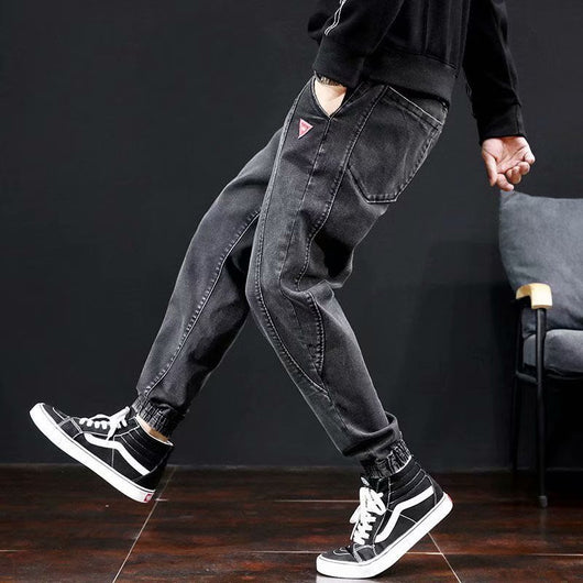 Pantalones Cargo Holgados con Tobillera para Hombre - Estilo Harlan Cropped - Image 4