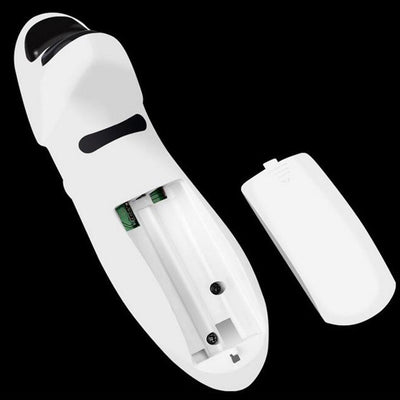White VR game controller with a black joystick and multiple black buttons, labeled 'VR CASE' in red. - Image 4