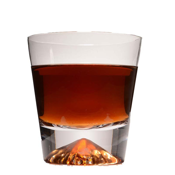 Vaso de Whiskey de Cristal Artesanal Estilo Japonés
