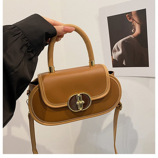 Bolso Tote Retro Premium Mate con Correa Cruzada Miniatura Redonda Otoño - Image 19