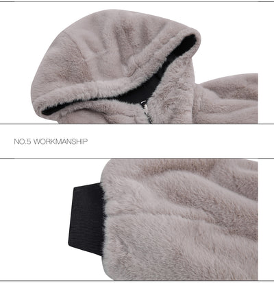 Suéter Hoodie Reversible de Algodón para Parejas - Abrigo de Montaña - Image 16