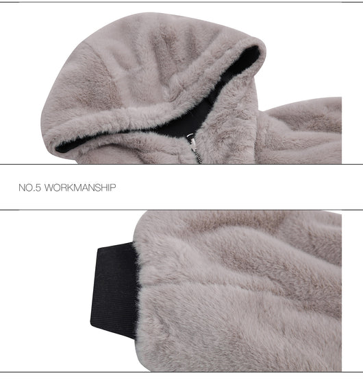 Suéter Hoodie Reversible de Algodón para Parejas - Abrigo de Montaña - Image 16