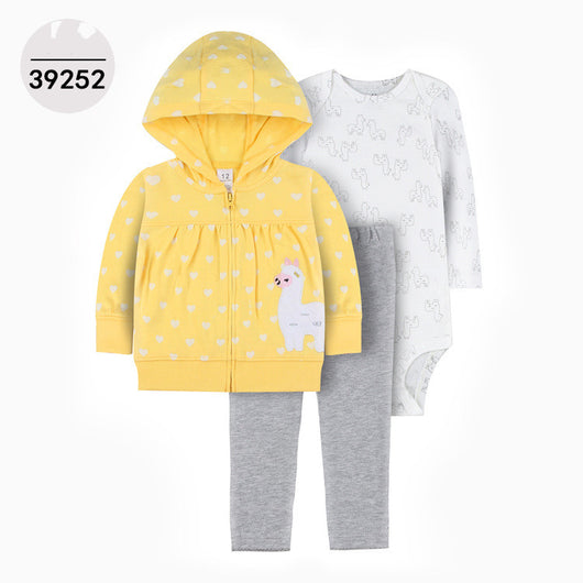 Conjunto Infantil 3 Piezas: Sudadera con Capucha, Manga Larga y Pantalón - Image 24