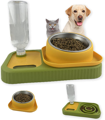 Comedero y Bebedero Elevado para Mascotas con Dispensador Automático - Image 5