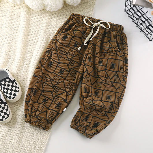 Bloomers Infantiles Retro Pana Estilo Coreano - Image 13