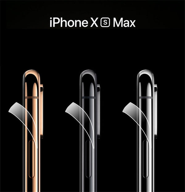 Transparent TPU Screen Protector Compatible with iPhone XR, 11 Pro and 12 Max
