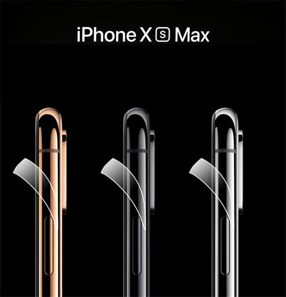 Protector de Pantalla TPU Transparente Compatible con iPhone XR, 11 Pro y 12 Max