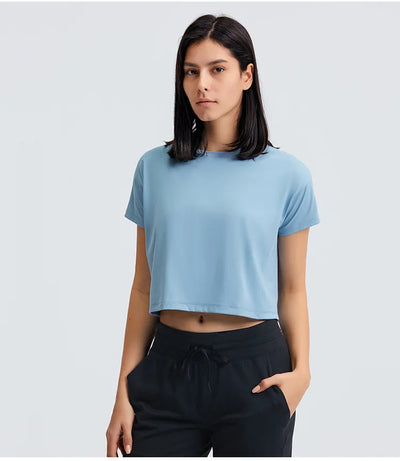 Top Deportivo Mujer Primavera Cuello Redondo Manga Corta Transpirable - Image 49
