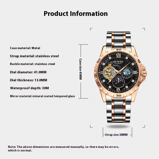 Reloj Mecánico Automático Luminoso Resistente al Agua para Hombre - Image 8