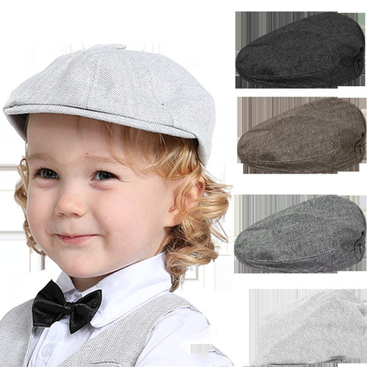 Traje Gentleman Infantil con Boina Blanca para Bautizo - Image 2