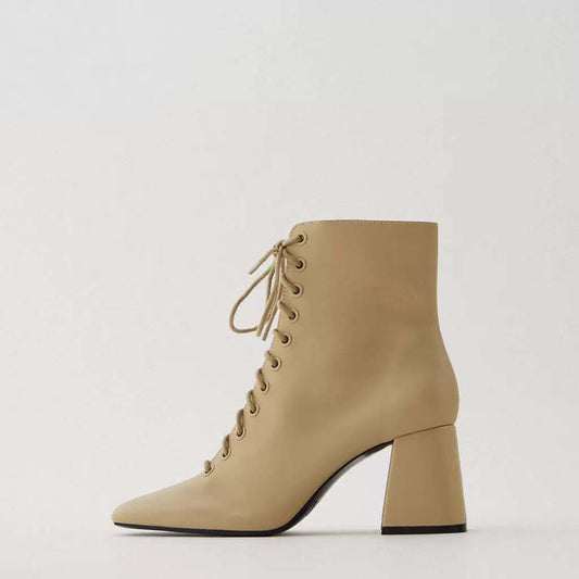 Zapatos para Mujer en Cuero Vacuno Marrón Camel - Estilo Clásico Inglés - Image 2