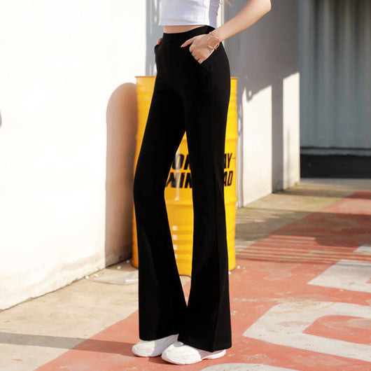 Pantalones Acampanados de Cintura Alta para Mujer - Image 8
