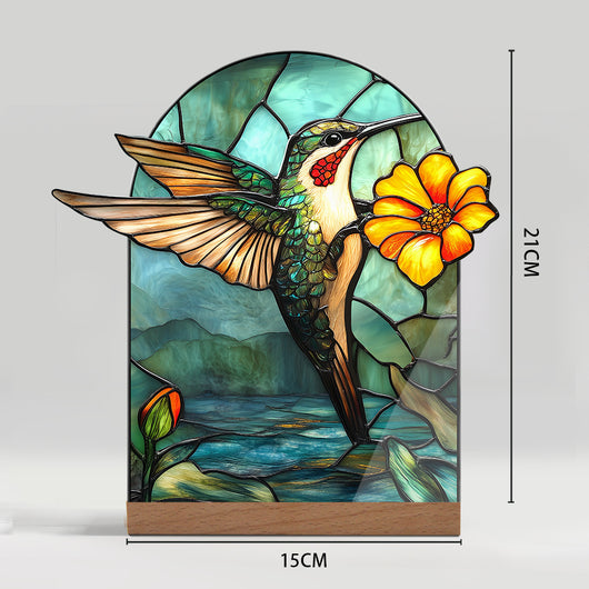 Adornos Decorativos Acrílicos con Efecto Cristal - Flores y Paisajes - Image 3