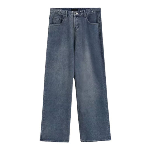 Pantalones Rectos Vintage Chic con Caída Suelta - Image 3