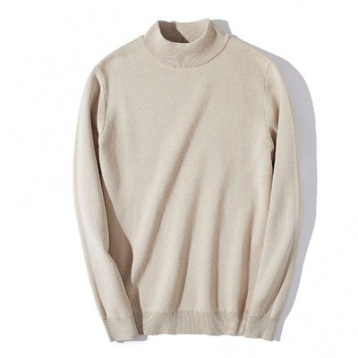 Suéter Coreano Slim Fit Cuello Medio Grueso para Jóvenes - Image 9