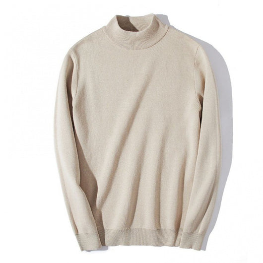 Suéter Coreano Slim Fit Cuello Medio Grueso para Jóvenes - Image 9