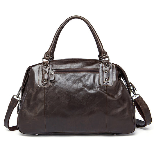Bolsa de Viaje en Cuero Genuino - Maletín Duffel de Piel Premium - Image 9