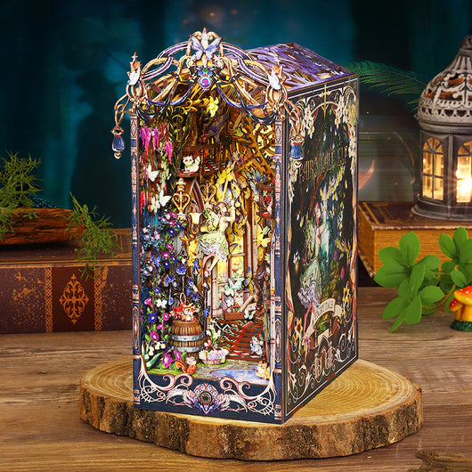 Soporte de Libros Decorativo Elfos de Cuento de Hadas Armable 3D - Image 7
