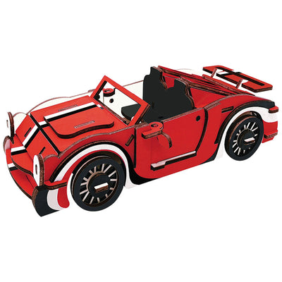 Modelo de Auto 3D de Madera - Puzzle Educativo Armable para Niños - Image 8
