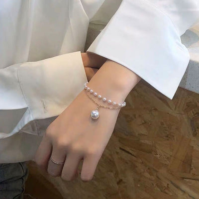 Pulsera de Perlas Doble Capa - Joya Versátil para el Verano - Image 8