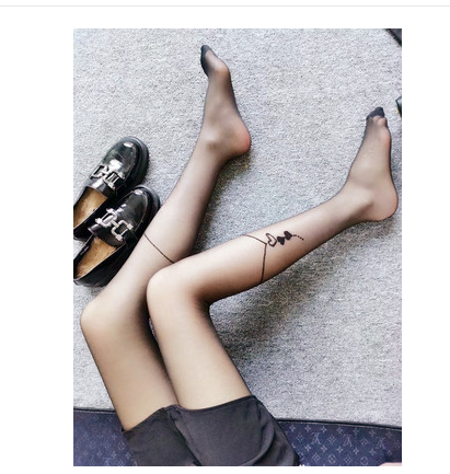 Medias Transparentes Negras Sexy para Mujer - Image 18