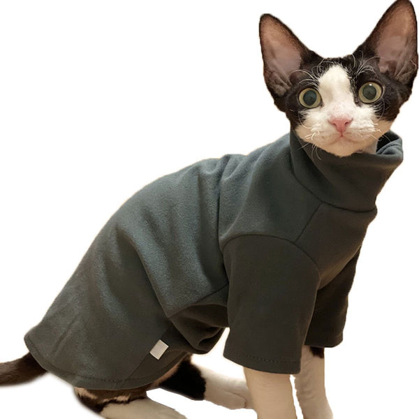 Sudadera Térmica Autocalefactable para Gatos sin Pelo - Otoño e Invierno