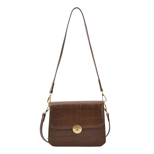 Bolso de Cuero PU con Patrón de Grietas - Diseño Sólido y Personalidad - Image 15