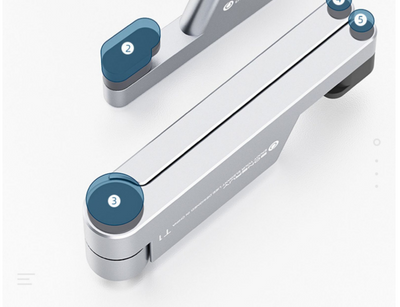 Soporte Móvil de Aluminio en V para Escritorio - Image 14