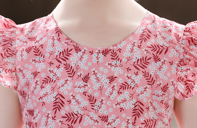 Vestido Floral de Algodón para Niñas - Diseño Moderno y Cómodo - Image 29