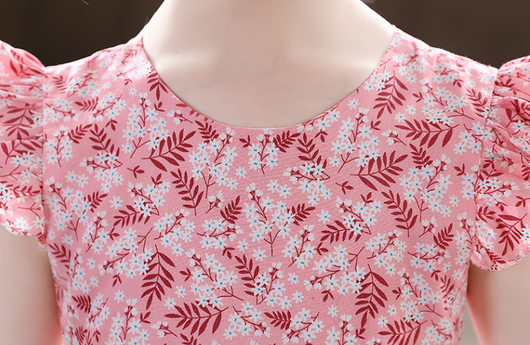 Vestido Floral de Algodón para Niñas - Diseño Moderno y Cómodo - Image 29