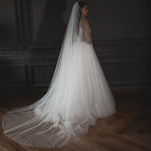 Diadema Nupcial Brillante Elegante para Novia - Image 5