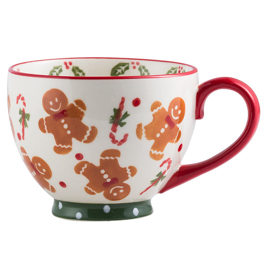 Taza Cerámica Grande Muñeco de Jengibre con Asa - Image 4