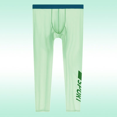 Pantalones Pijama Elásticos sin Costuras Ice Silk Ultradelgados de Secado Rápido - Image 9