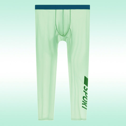 Pantalones Pijama Elásticos sin Costuras Ice Silk Ultradelgados de Secado Rápido - Image 9