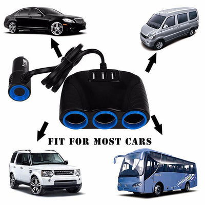 Encendedor Vehicular Multifunción con Doble USB 120W para Carga Rápida - Image 6