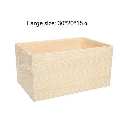 Caja de Almacenamiento Retro de Madera - Organizador Rectangular para Cosméticos - Image 7