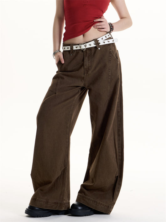 Overol Marrón Retro para Mujer - Estilo Hot Girl Verano - Image 8