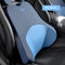 Almohada De Soporte Lumbar Azul Mediana