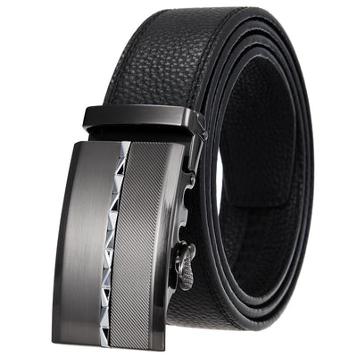 Cinturón de Cuero para Hombre con Hebilla Automática - Image 11