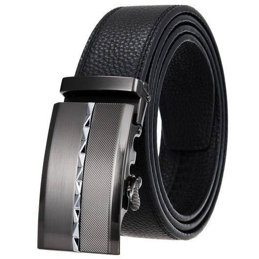 Cinturón de Cuero para Hombre con Hebilla Automática - Image 11