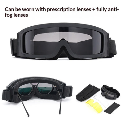 Gafas Tácticas Antiempañante con Protección Balística y Corrección para Miopía - Image 7