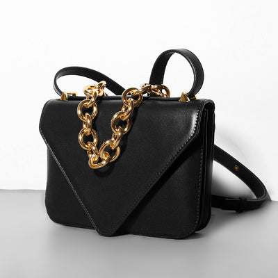 Bolsa Mensajera de Cuero con Cadena - Colección Verano - Image 5