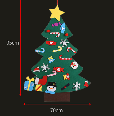 Árbol de Navidad DIY de Fieltro - Manualidades Navideñas para Niños - Image 3