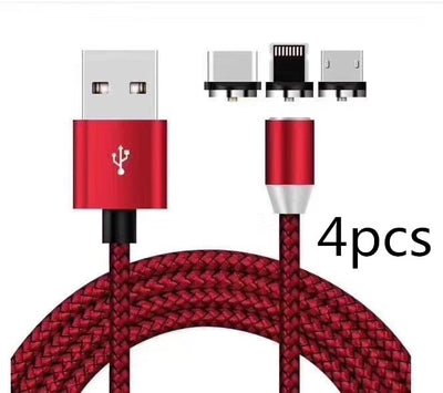 Cable de Carga Magnético Triple Conector USB-C para Android - Image 17