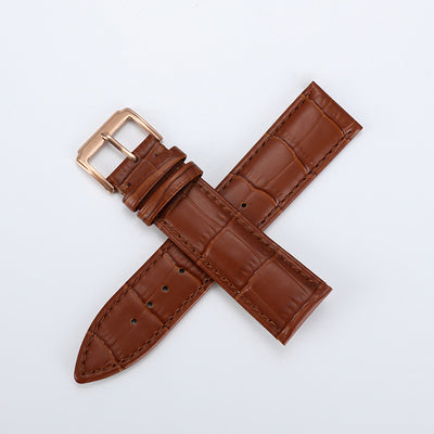 Correa de Reloj Cuero Flor Premium con Patrón Nudo Bambú - Image 7