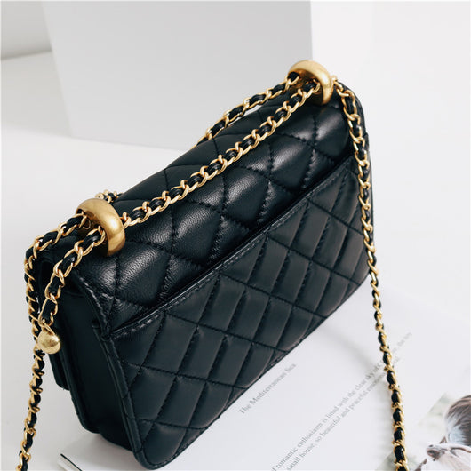 Bolso Bandolera de Piel de Cordero Estilo Fragante Pequeño - Image 2