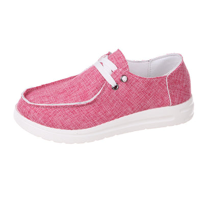 Zapatos de Lona Casual Lisos de Colores Claros - Image 9