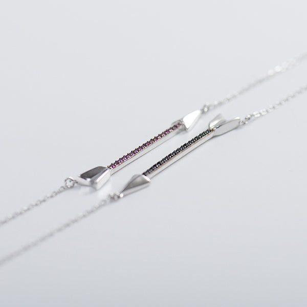 Collar de Plata 925 Flecha de Cupido para Mujer