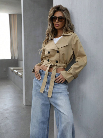 Abrigo Casual de Doble Botonadura Otoño-Invierno Europeo - Image 10